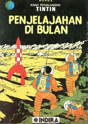 tintin penjelajahan di bulan